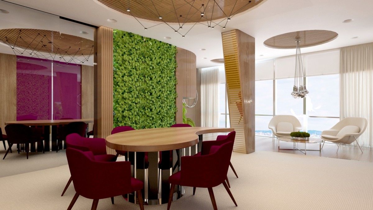 Офисы (светлая мебель) - Дизайн интерьера офисов - светлая мебель